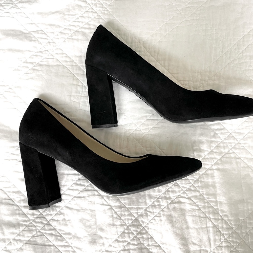 Nine West Astoria block heel pump